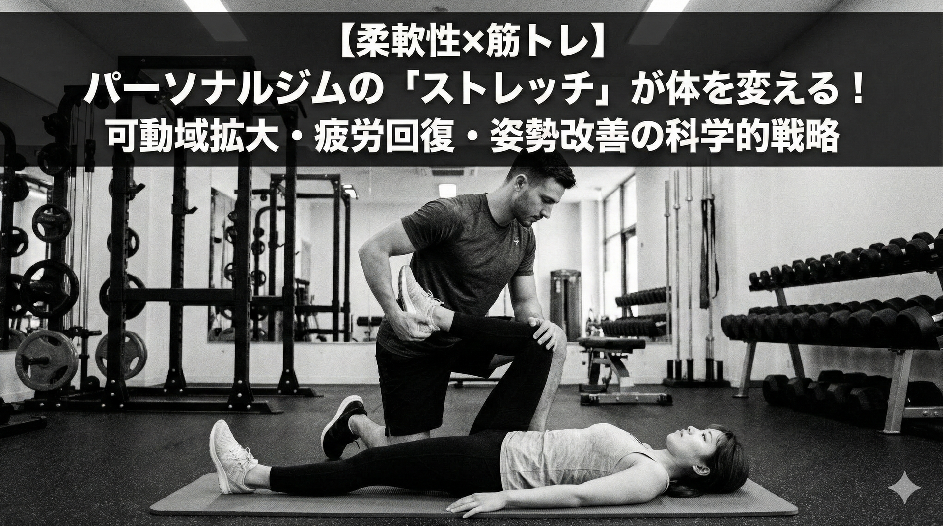 寝てるだけで筋肉運動⚡️フィットネスビジネス 柔軟性×筋トレ 
